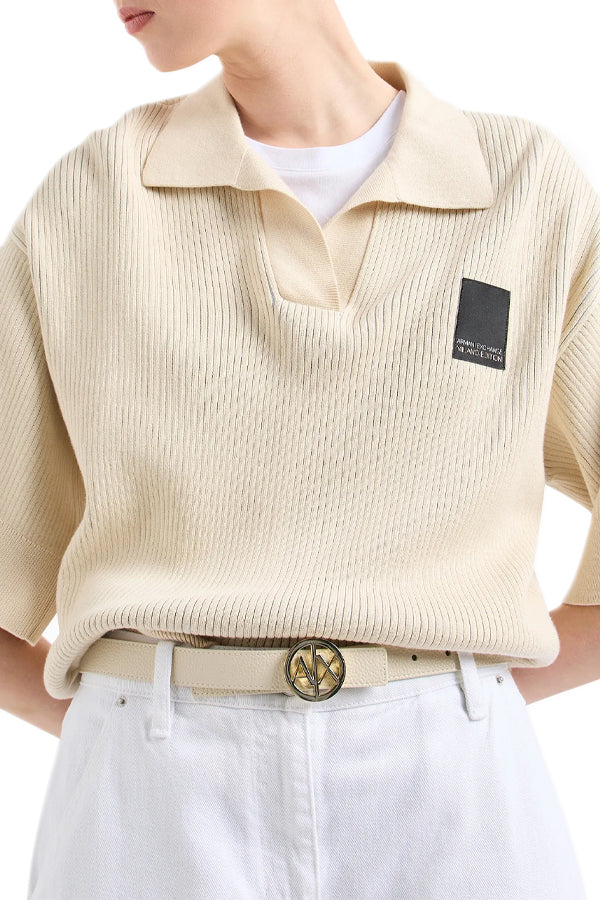 Armani Exchange WOMAN'S BELT Bianco