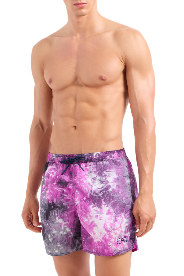 Ea7 Mens Woven Boxer Viola