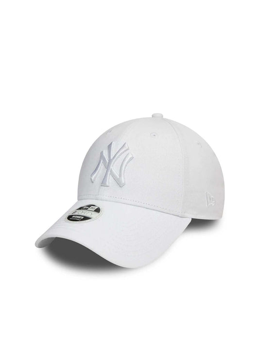 New Era Cappello 9FORTY Regolabile New York Yankees Essential Donna Bianco