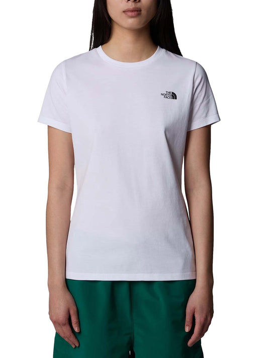 The North Face T-Shirt Simple Dome Bianco