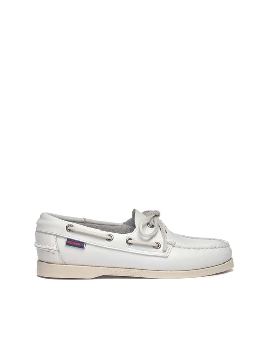 Sebago Scarpe Docksides Portland da donna Bianco