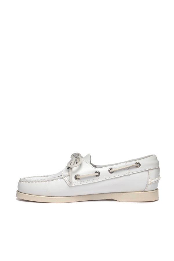 Sebago Scarpe Docksides Portland da donna Bianco