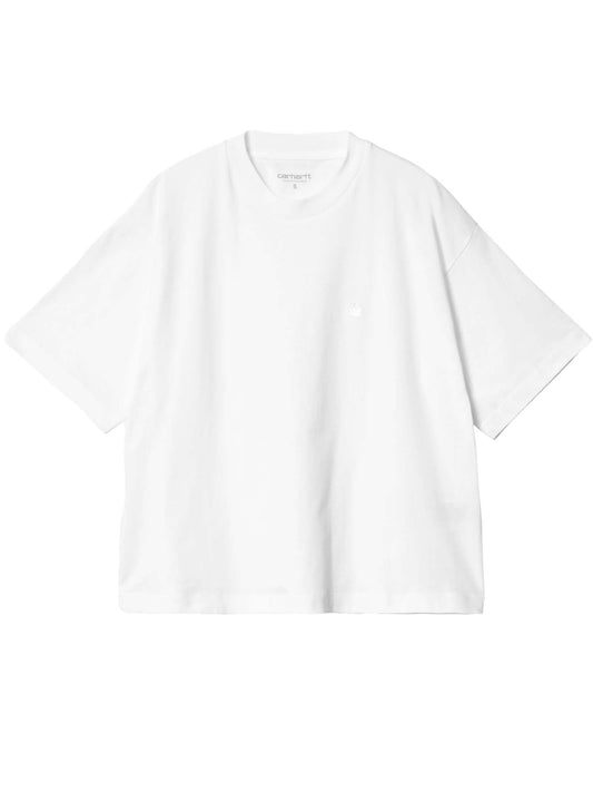 Carhartt Wip W' S/S Chester T-Shirt Bianco
