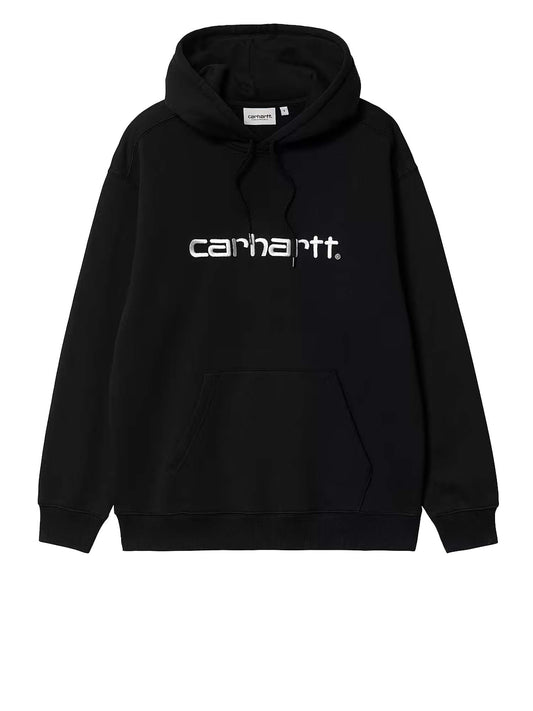 Carhartt Wip W' Hooded Carhartt Sweatshirt Nero