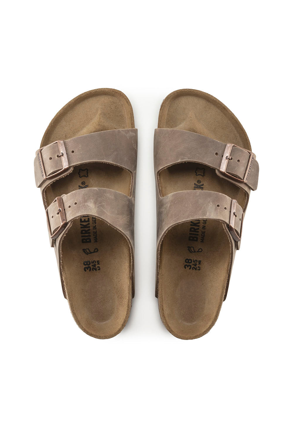 Birkenstock Arizona (Pelle oliata) Marrone