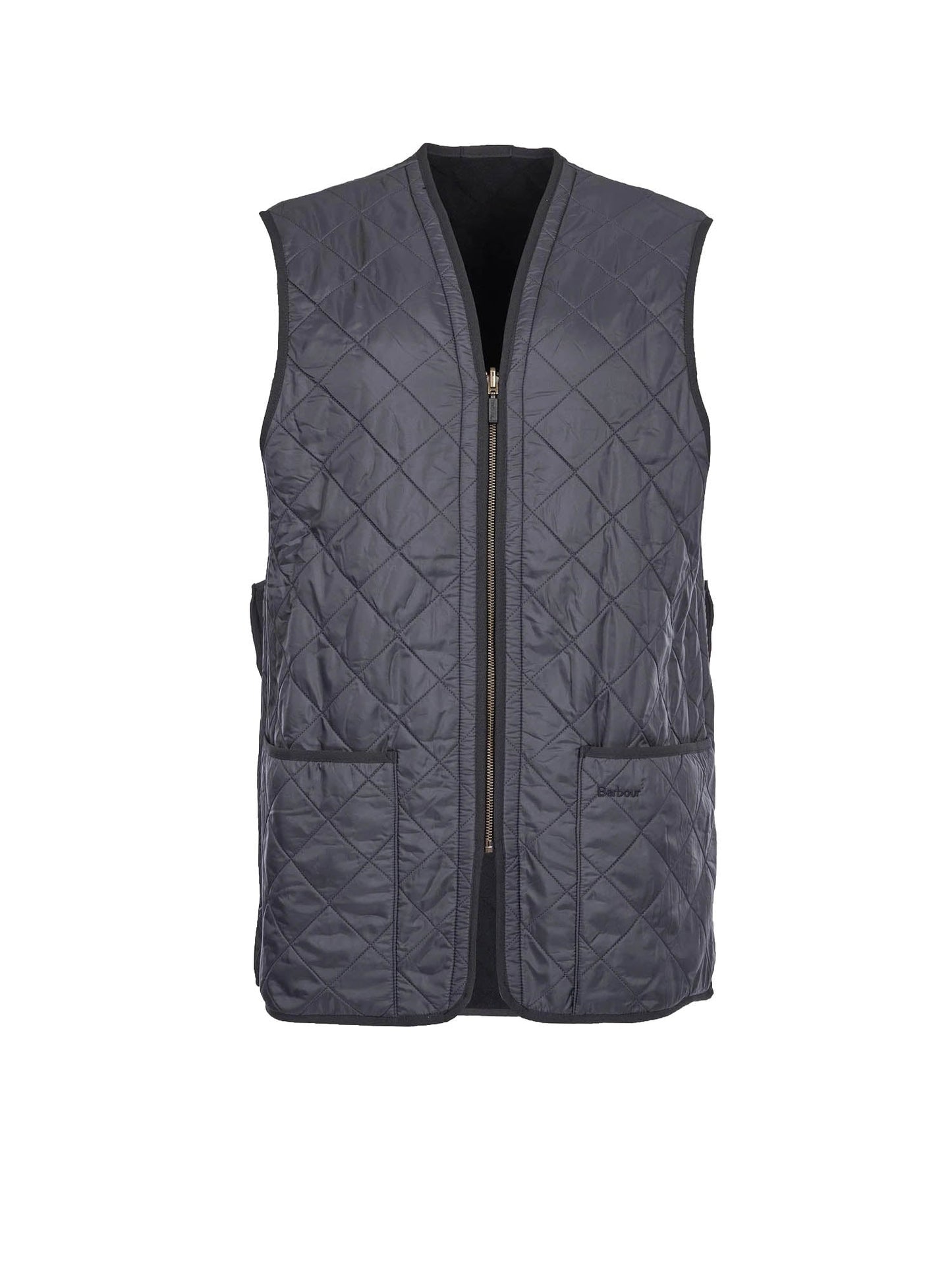 Barbour Gilet trapuntato/fodera con zip Polarquilt Blu