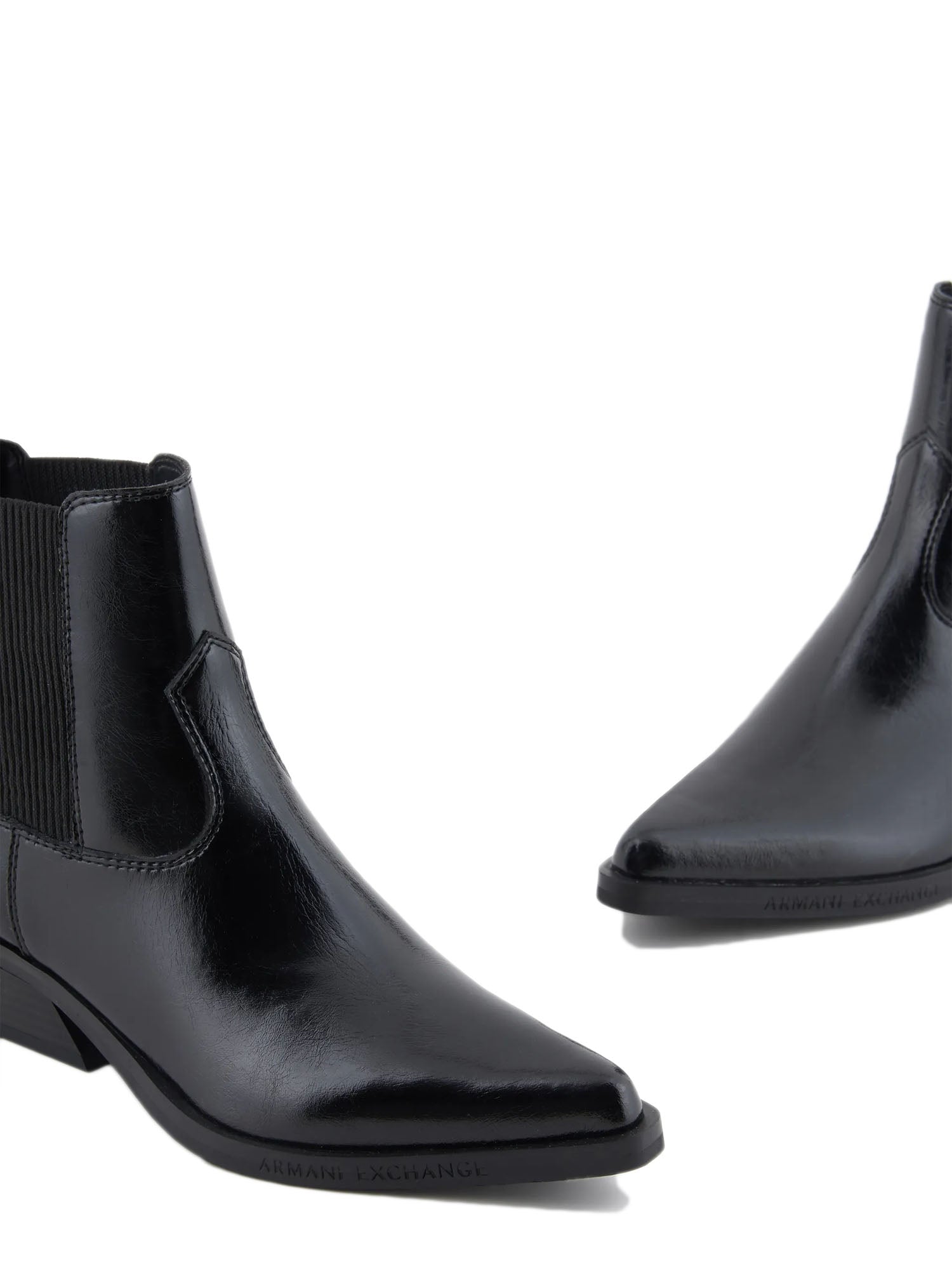 Armani Exchange Stivali AX Ank Ct Rock Action Nero