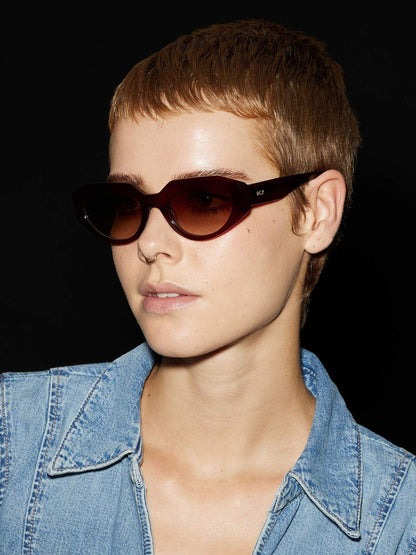 District People Florissant 002 Occhiali Da Sole Rosso