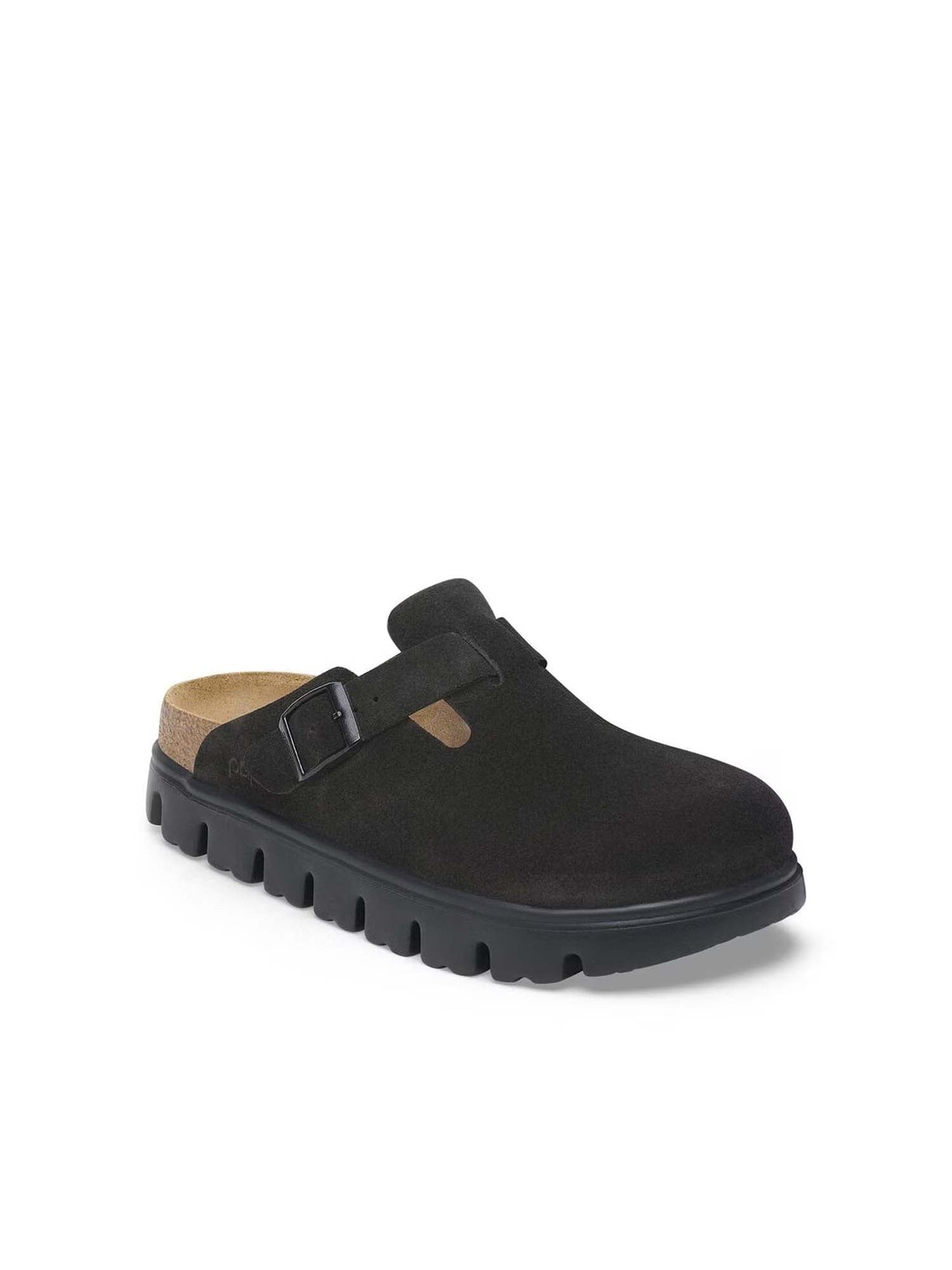 Birkenstock Boston Chunky (Pelle Scamosciata) Nero