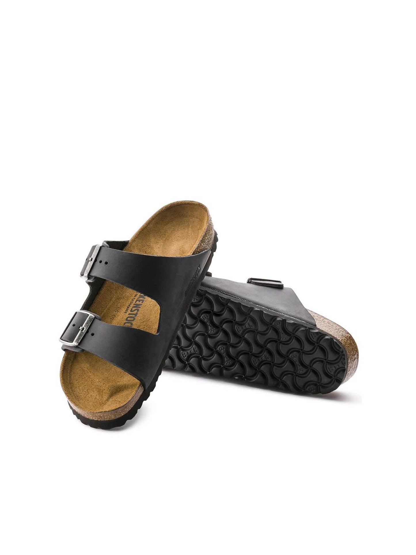 Birkenstock Arizona (Pelle oliata) Nero