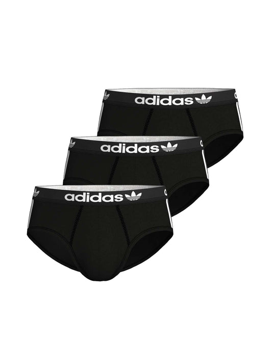 Adidas Slip Comfort Flex Cotton Underwear (Confezione da 3) Nero