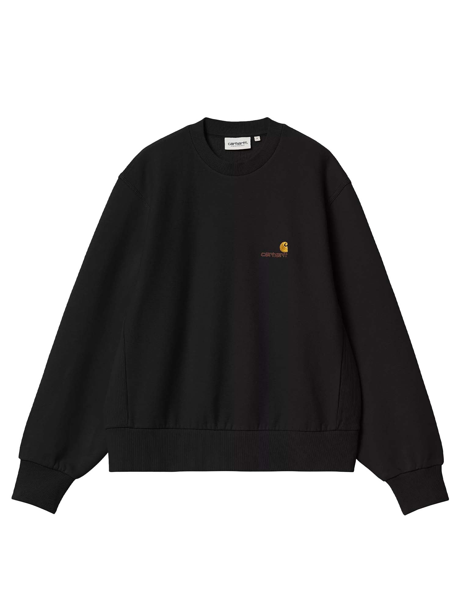 Carhartt Wip W' American Script Sweatshirt Nero