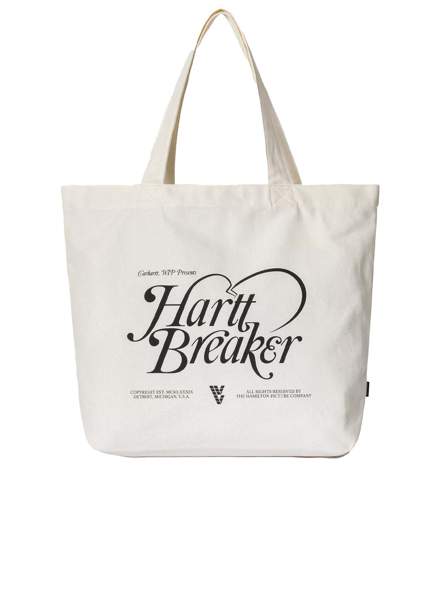 Carhartt Wip Canvas Graphic Tote Large Bianco