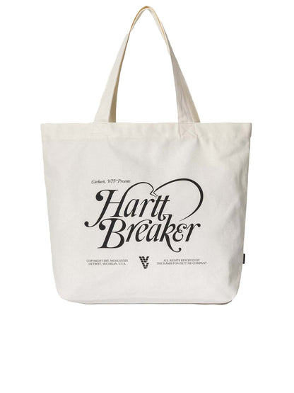 Carhartt Wip Canvas Graphic Tote Large Bianco