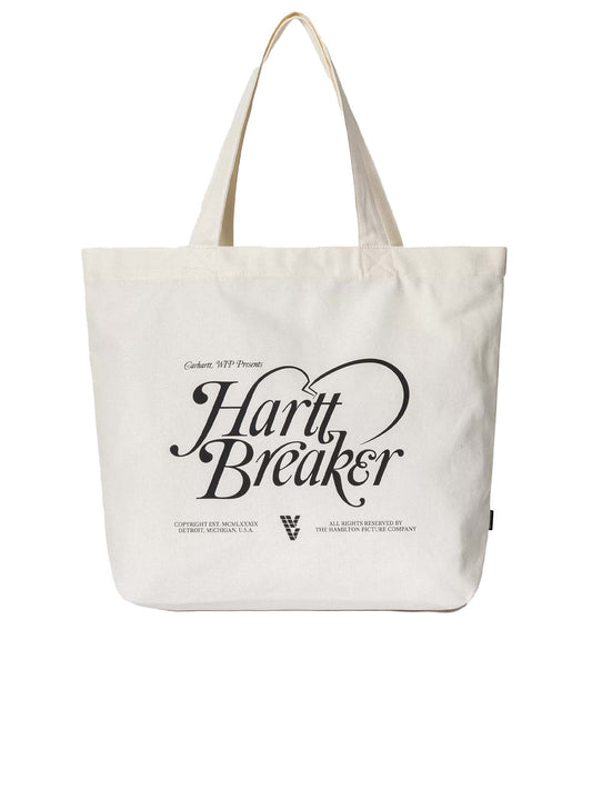 Carhartt Wip Canvas Graphic Tote Large Bianco