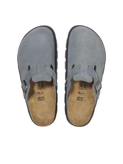 Birkenstock Boston Chunky (Pelle Scamosciata) Grigio