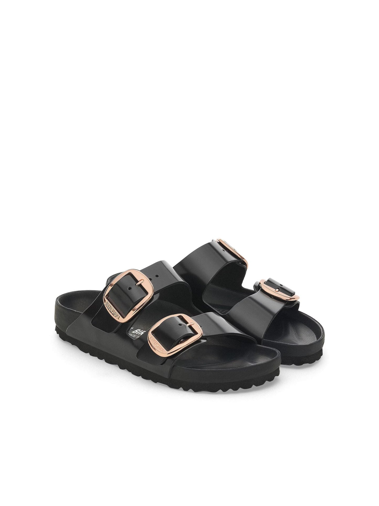 Birkenstock Arizona Big Buckle Exquisite (Pelle naturale vernice) Nero