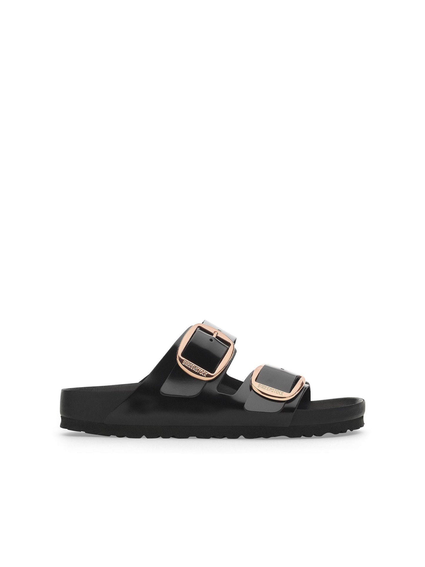 Birkenstock Arizona Big Buckle Exquisite (Pelle naturale vernice) Nero