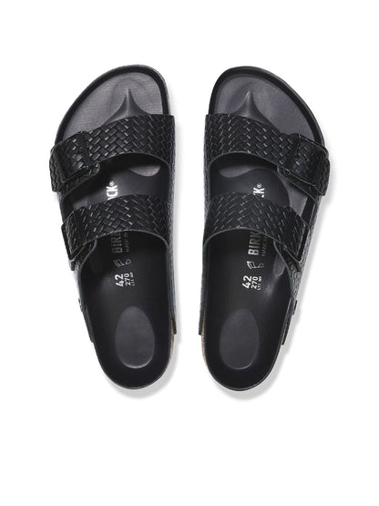 Birkenstock Arizona Rivet Logo (Pelle naturale) Nero