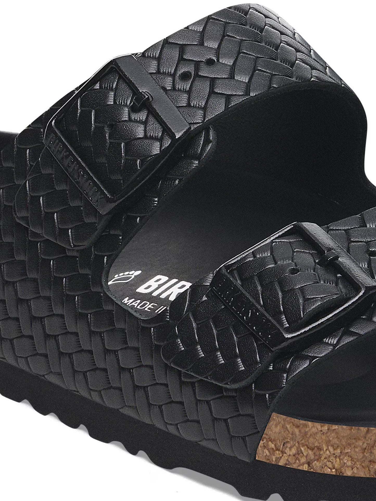 Birkenstock Arizona Rivet Logo (Pelle naturale) Nero