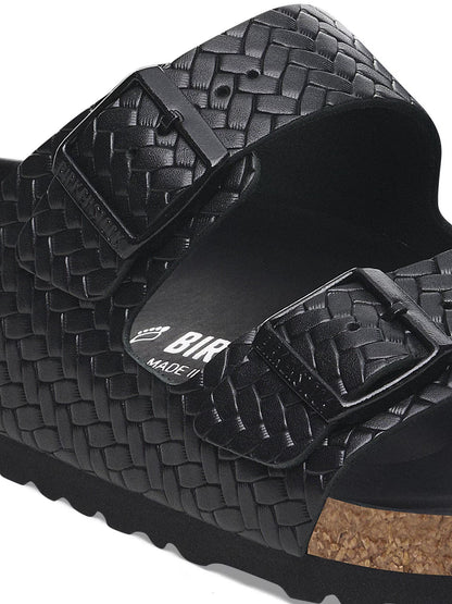 Birkenstock Arizona Rivet Logo (Pelle naturale) Nero