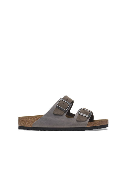 Birkenstock Arizona (Pelle oliata) Grigio