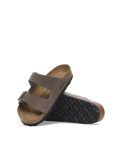 Birkenstock Arizona (Pelle oliata) Grigio