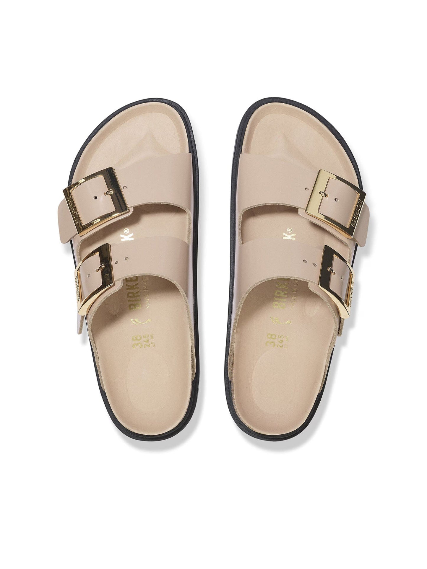 Birkenstock Arizona Db Shine (Pelle Naturale) Beige