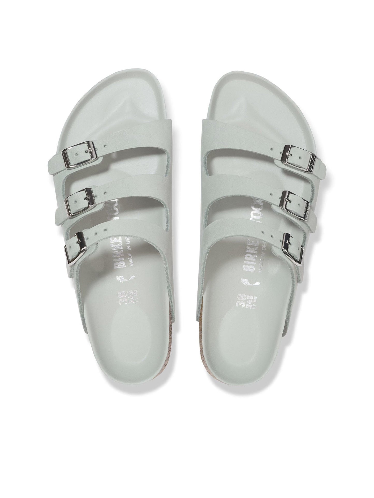 Birkenstock Florida (Nubuck Leather) Grigio