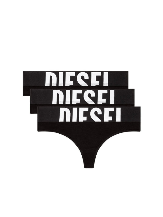 Diesel Ufst Stars Threepack Perizoma Nero
