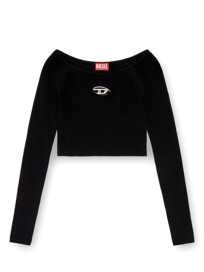 Diesel M Vera Ls Maglia Nero