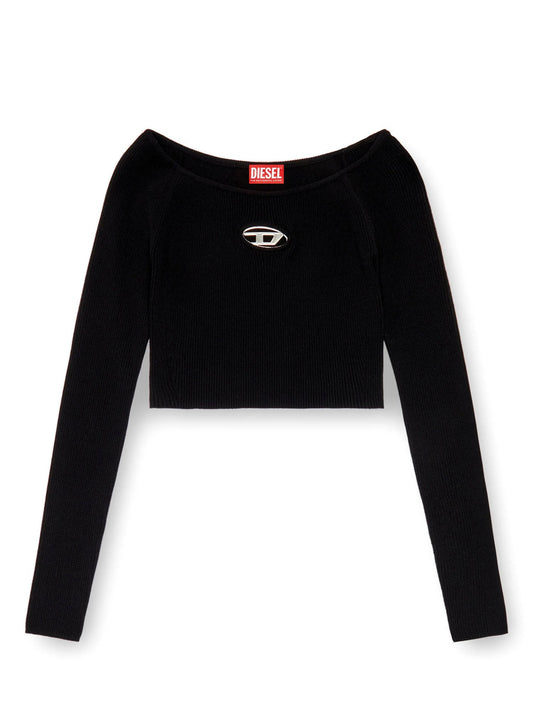 Diesel M Vera Ls Maglia Nero