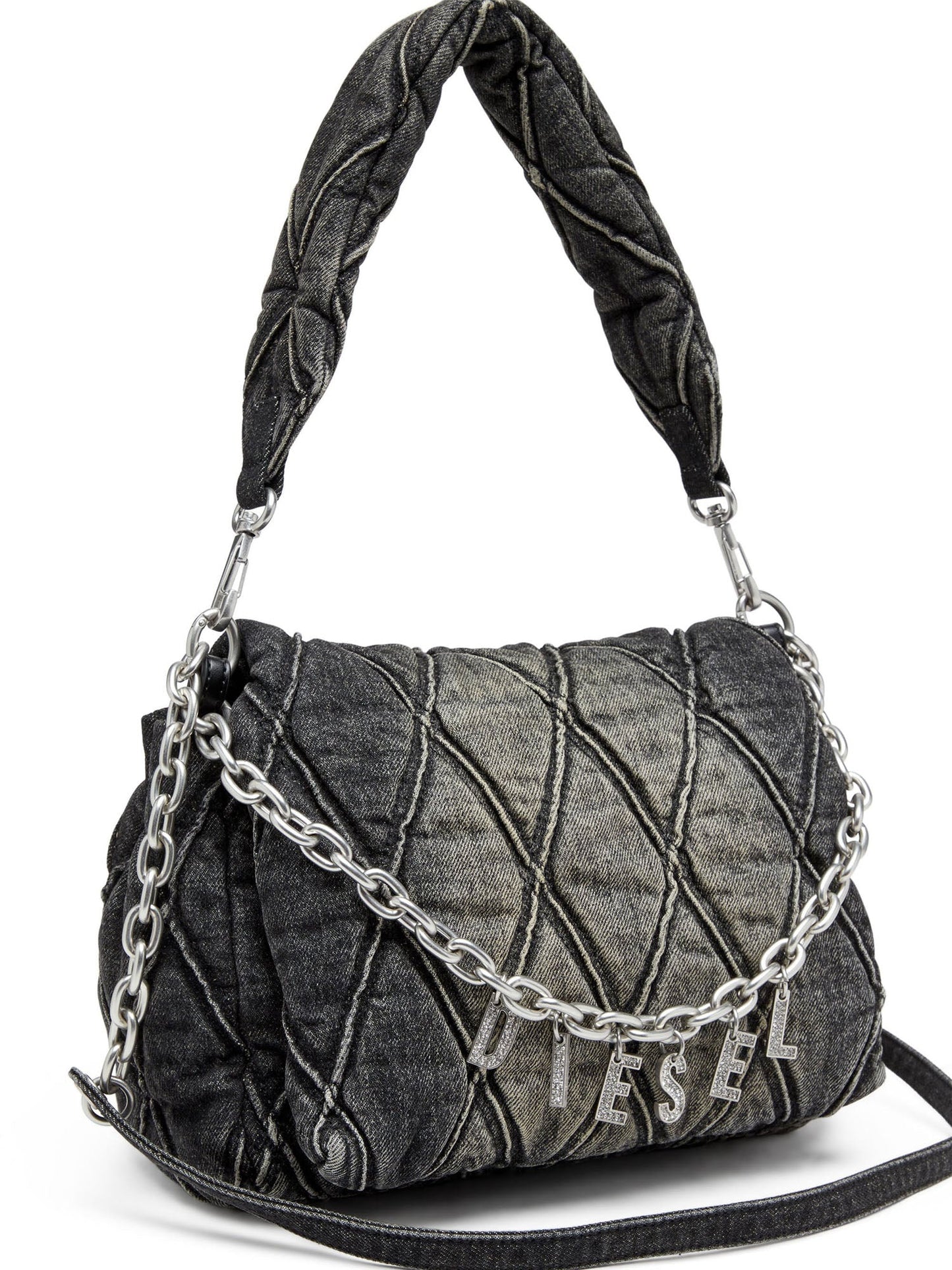 Diesel Charm D Shoulder Bag Nero