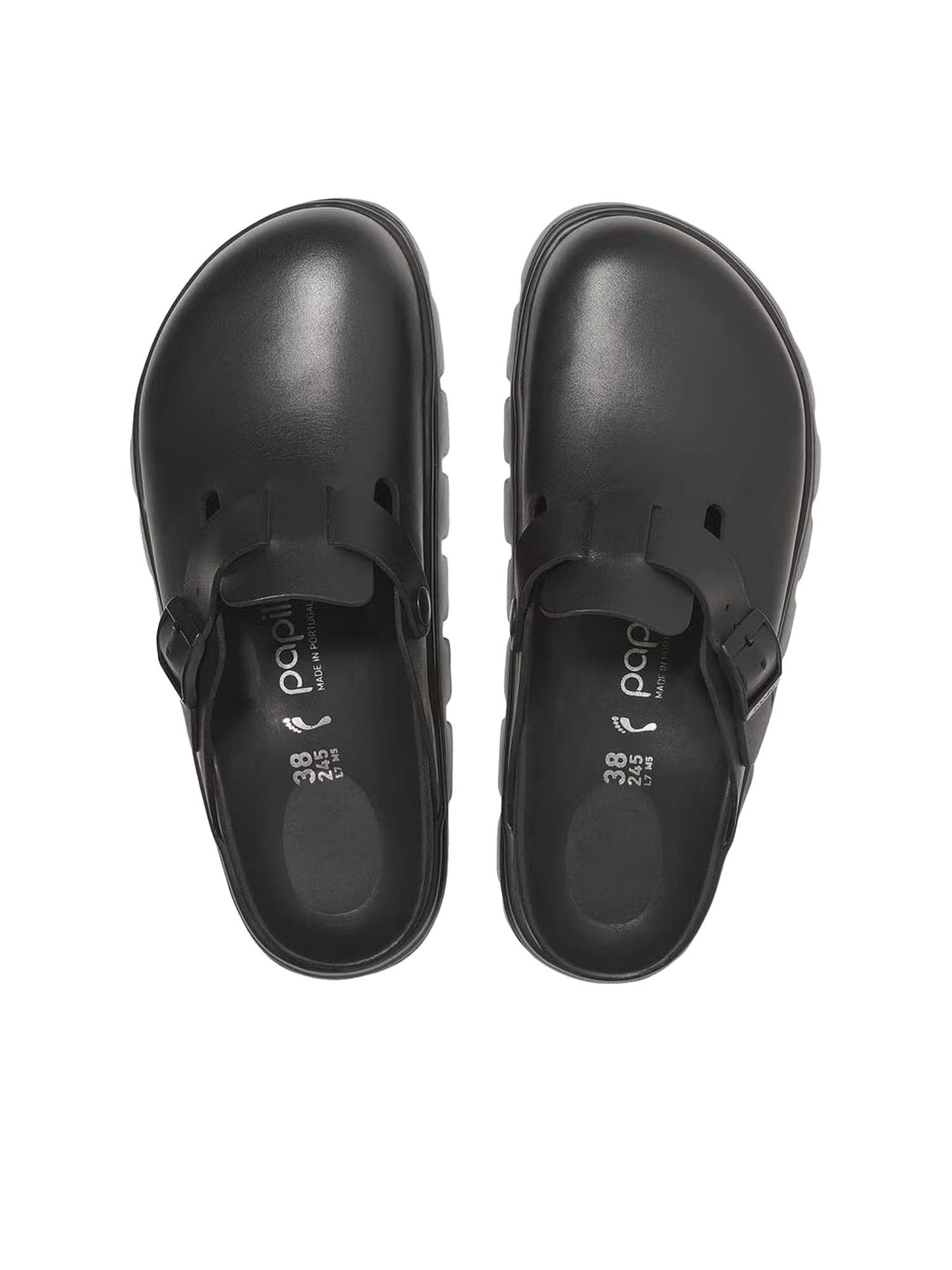 Birkenstock Boston Chunky (Pelle Naturale) Nero