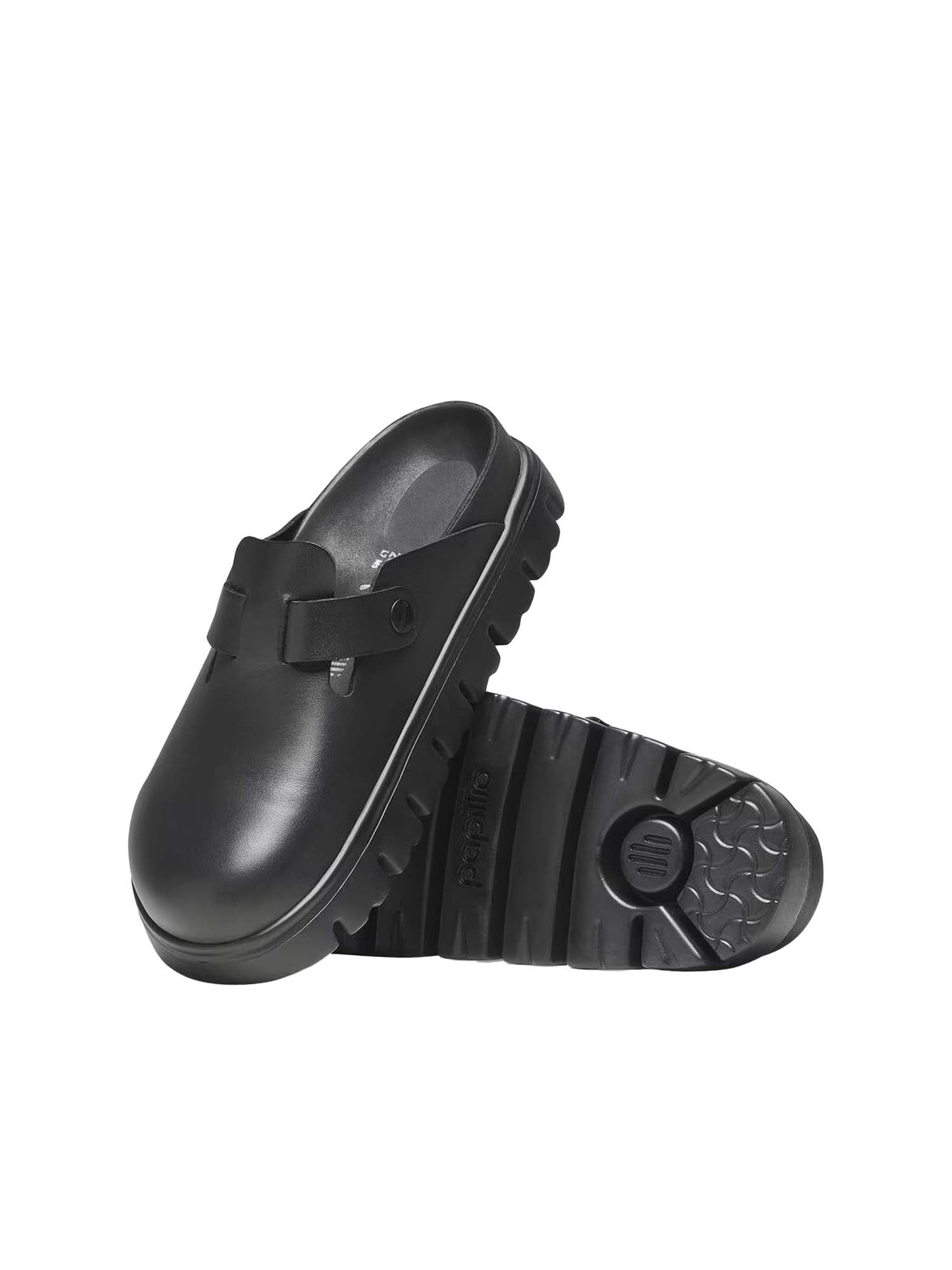 Birkenstock Boston Chunky (Pelle Naturale) Nero