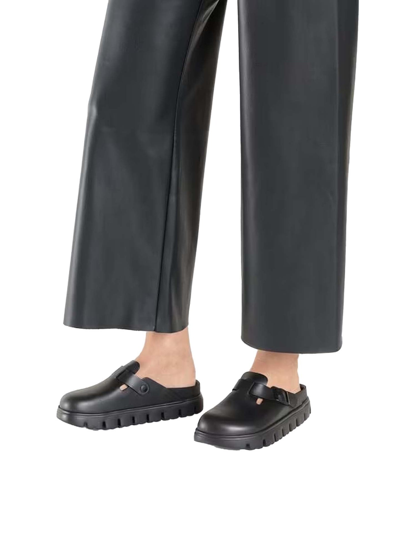 Birkenstock Boston Chunky (Pelle Naturale) Nero