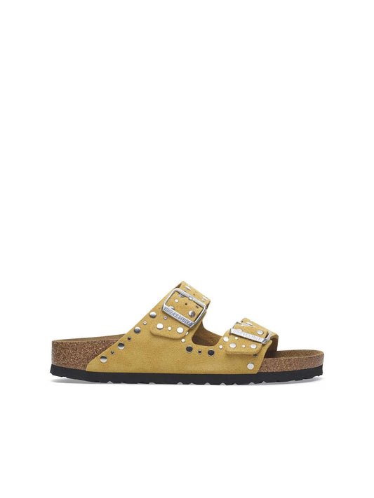 Birkenstock Arizona Rivet (Pelle Scamosciata) Giallo
