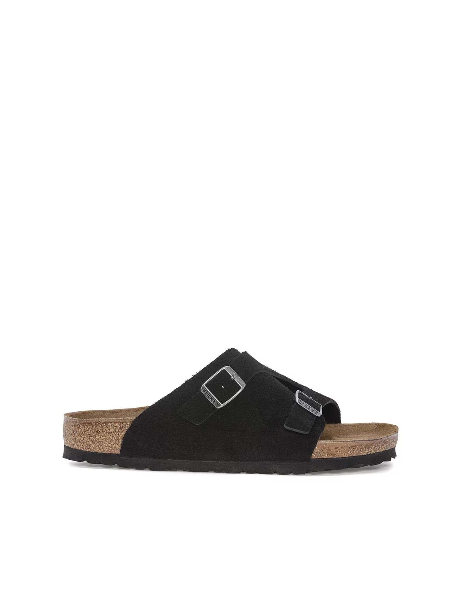 Birkenstock Zurigo (Pelle scamosciata) Nero