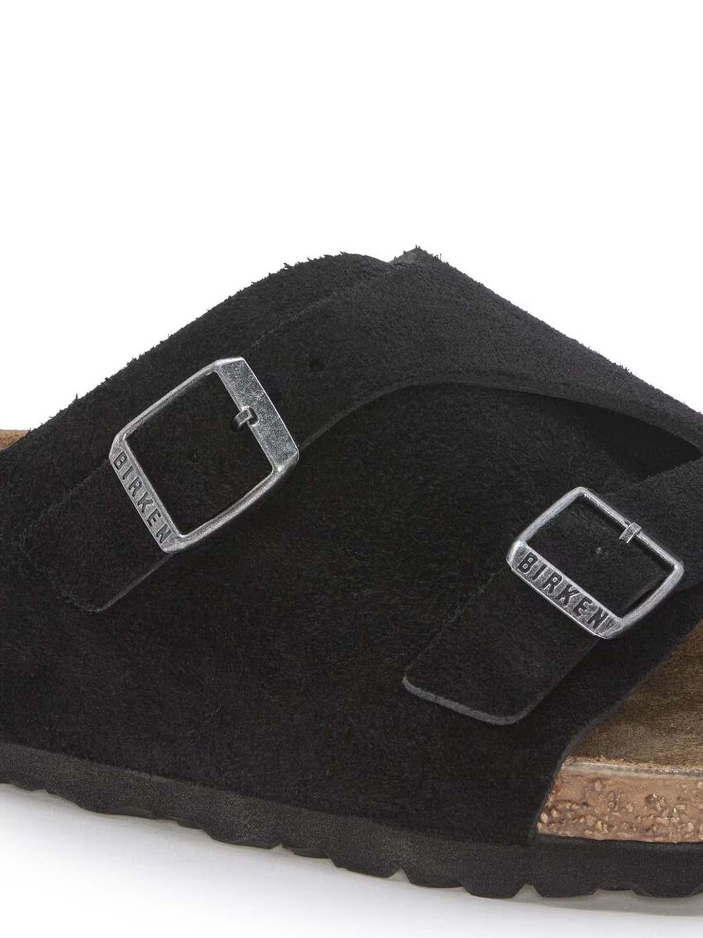Birkenstock Zurigo (Pelle scamosciata) Nero