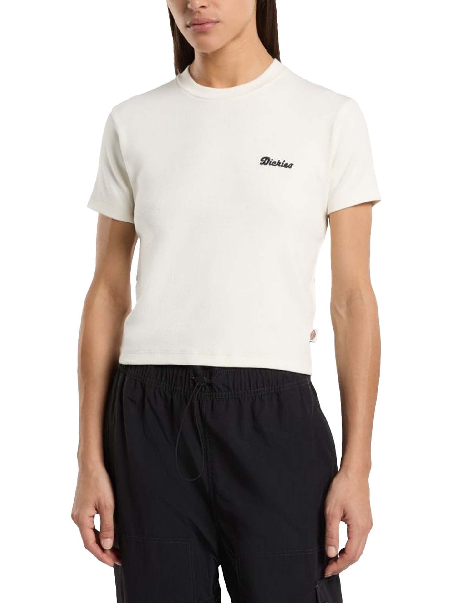 Dickies T-Shirt Lewistown Ricamata Bianco