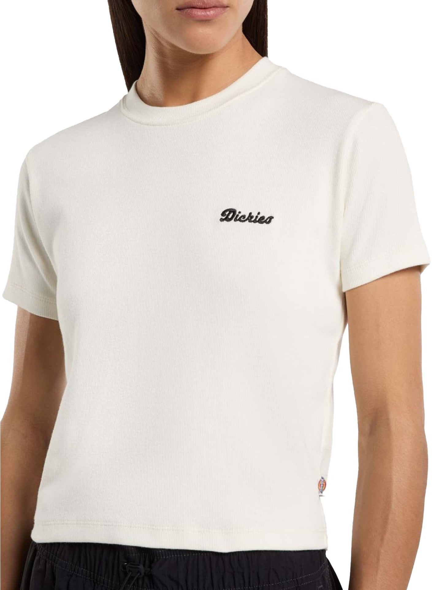 Dickies T-Shirt Lewistown Ricamata Bianco