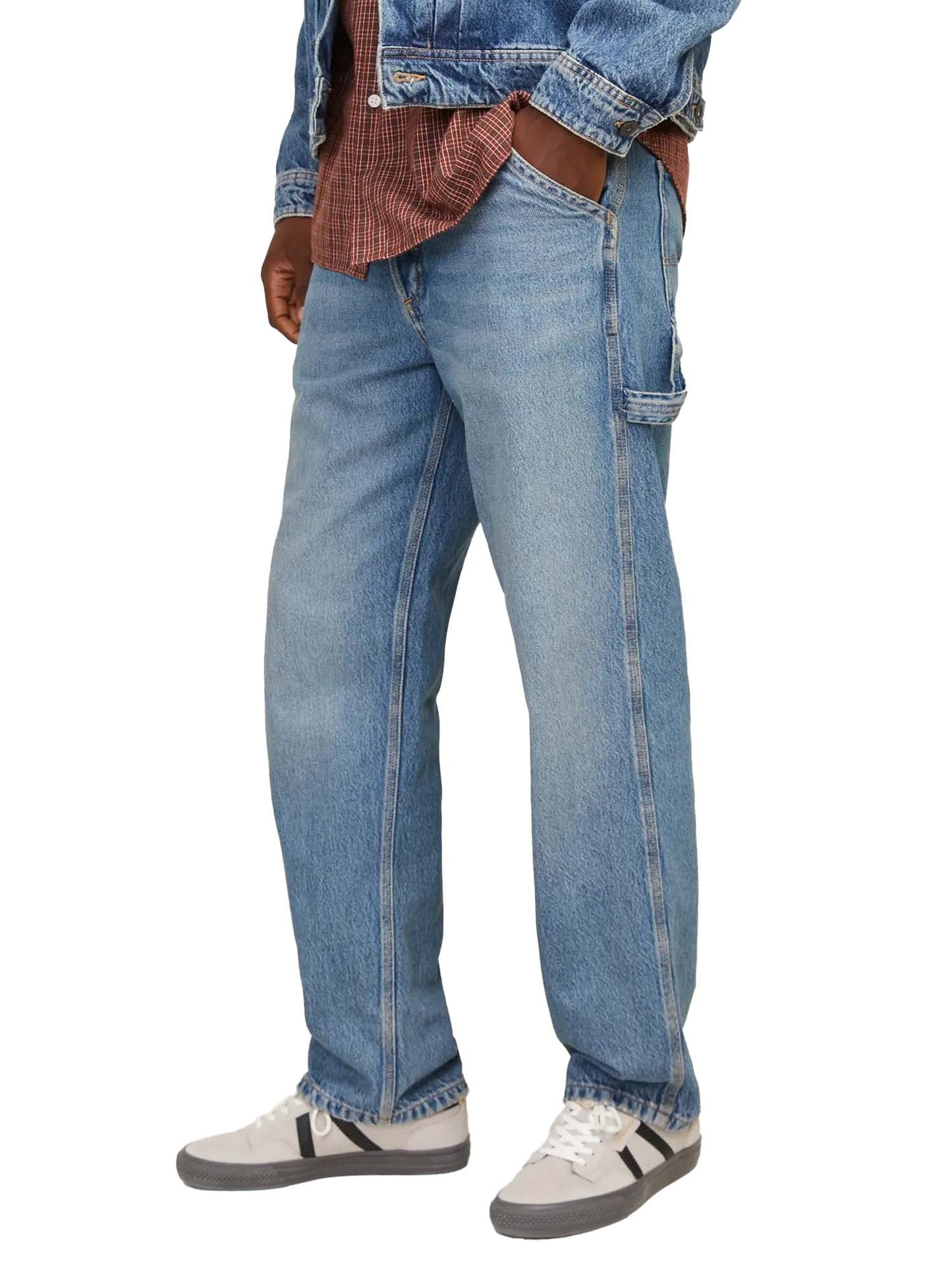 Jack & Jones Jeans Jjieddie Jjcarpenter Sbd 416 Noos Blu