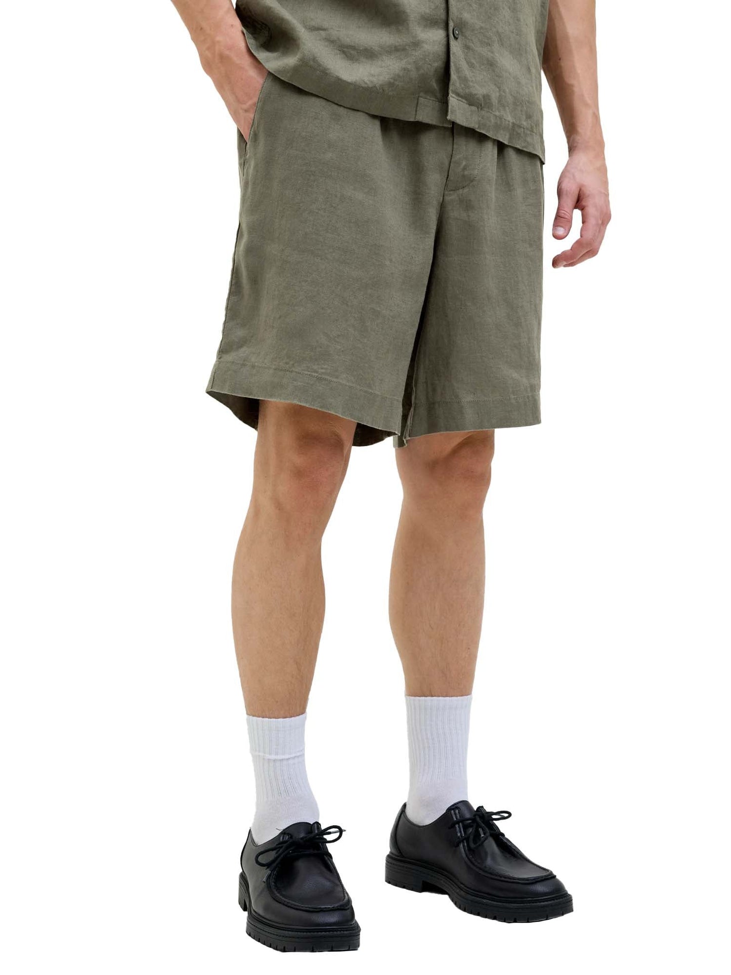 Jack & Jones Bermuda Wide Leg Fit Verde