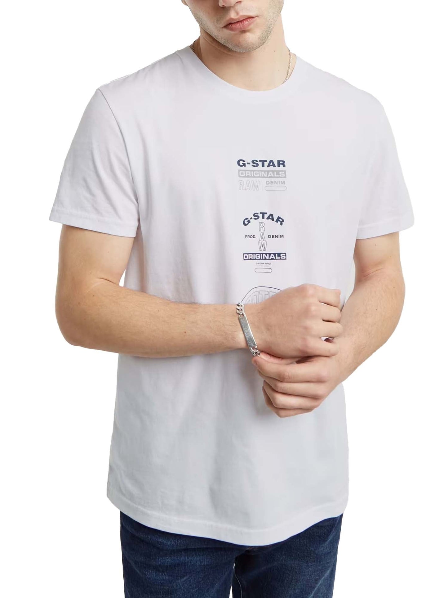G-star T-Shirt Multi Originals Bianco