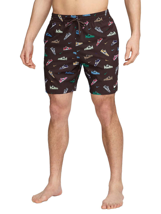 "Nike Volley Shorts 5" Brief-Lined da uomo Marrone"