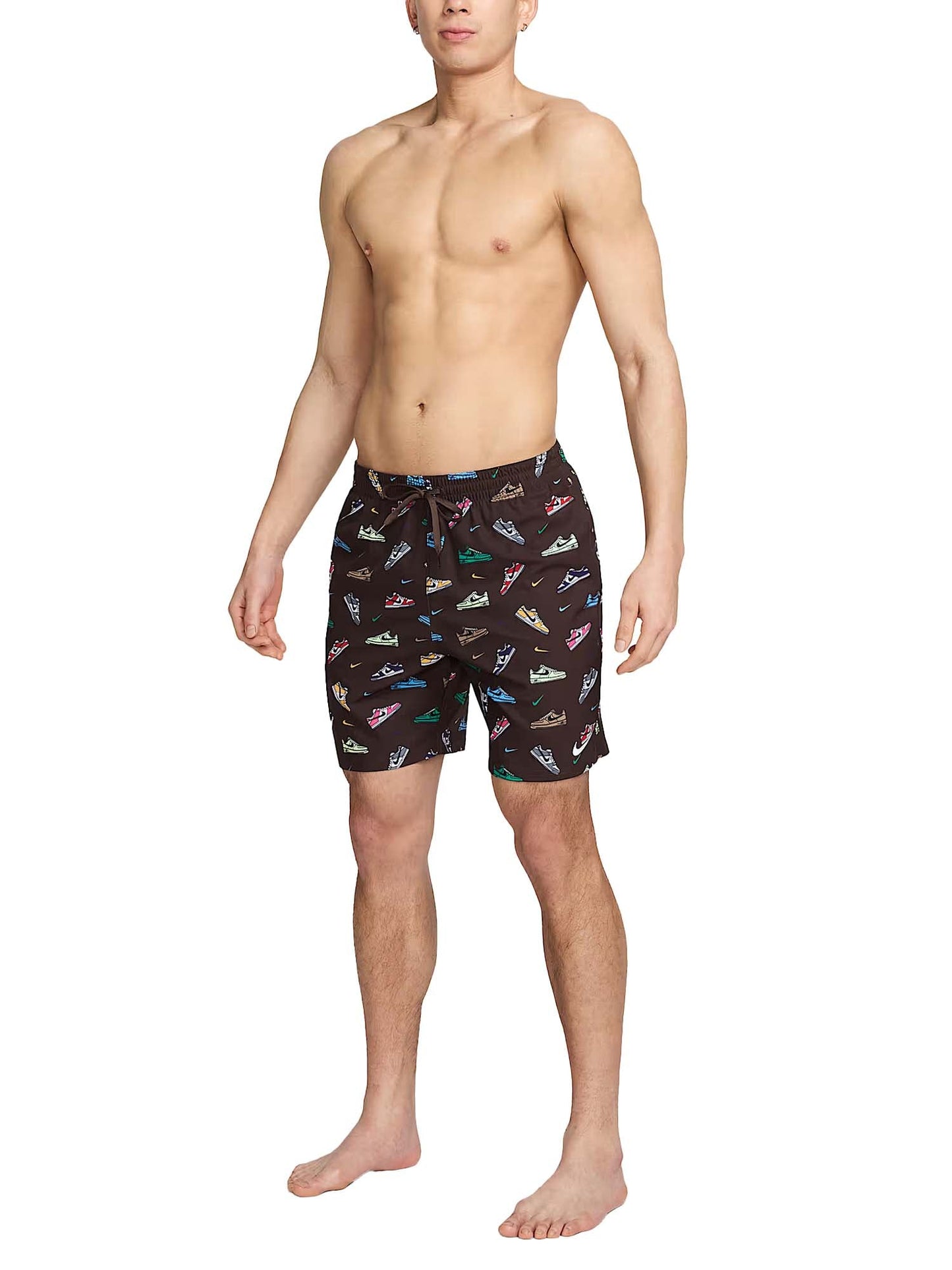 "Nike Volley Shorts 5" Brief-Lined da uomo Marrone"