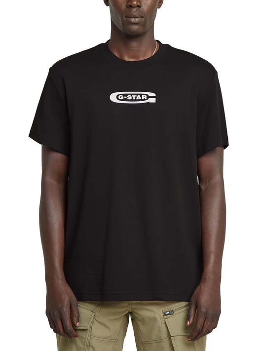 G-star T-Shirt Old Skool Logo Nero