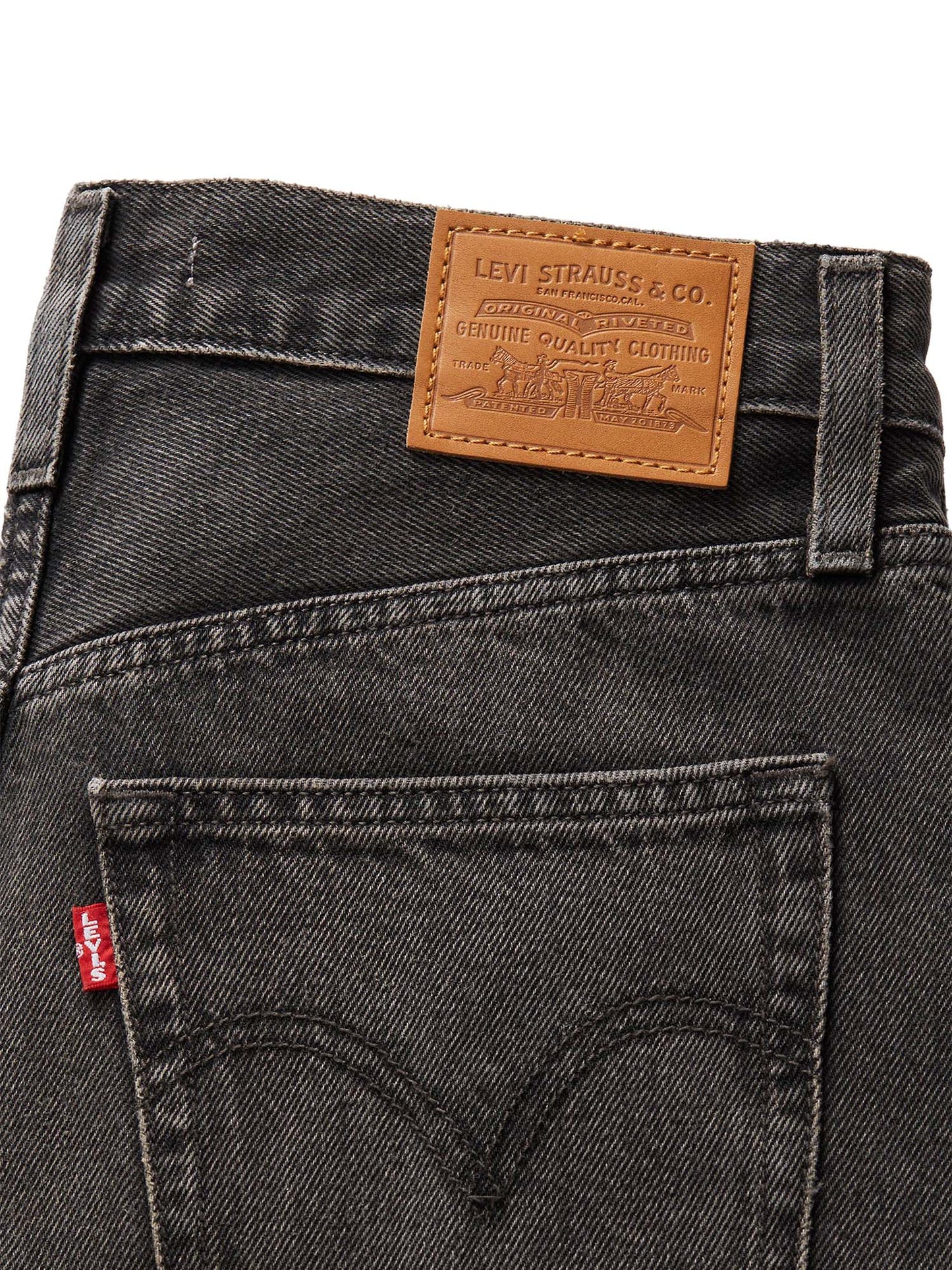 Levi's® Jeans Ribcage a gamba ampia Grigio