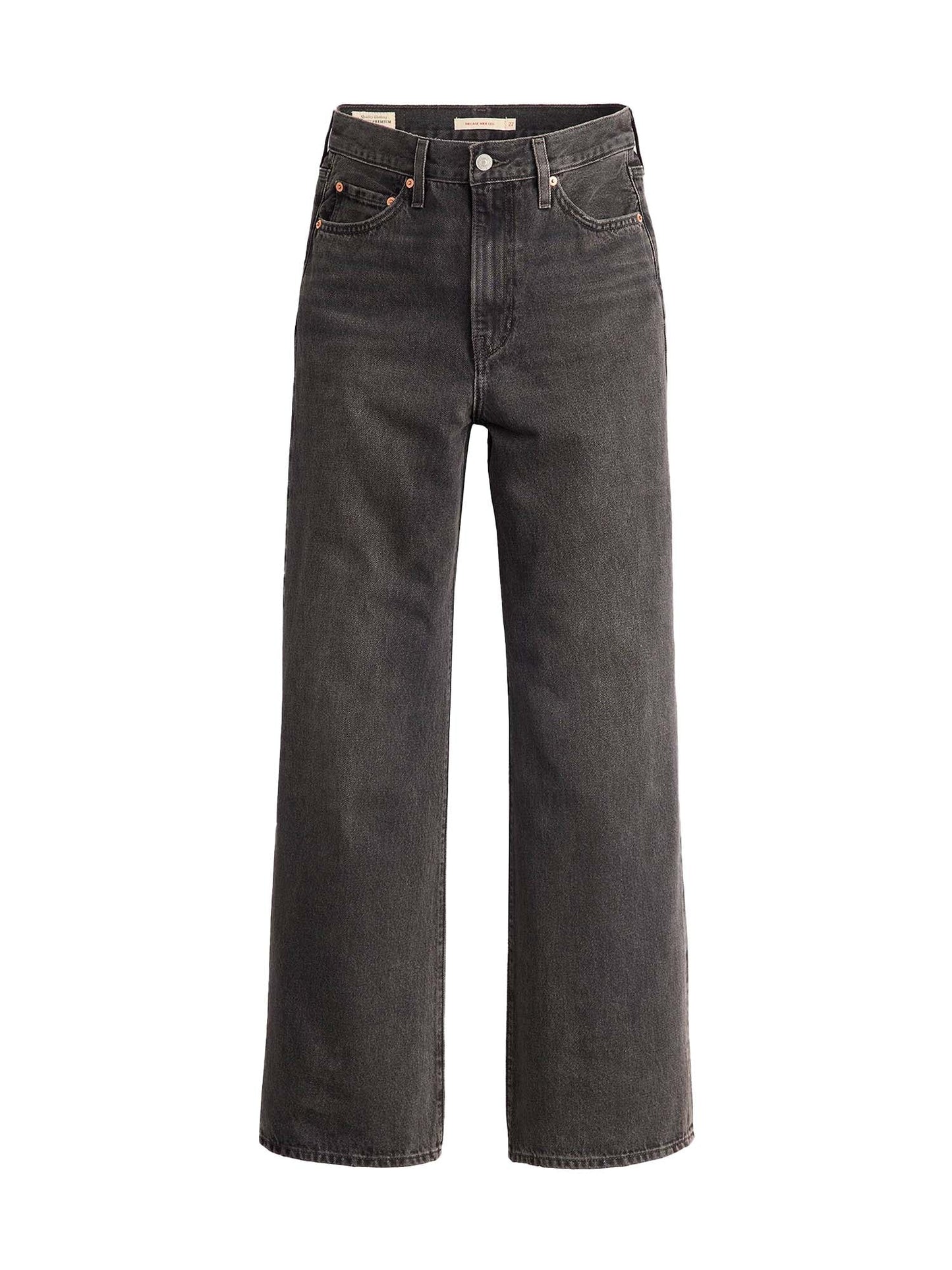 Levi's® Jeans Ribcage a gamba ampia Grigio