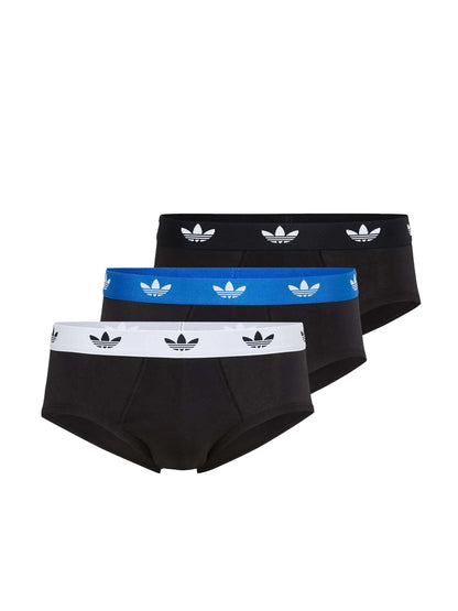 Adidas Slip Comfort Flex Cotton Underwear (Confezione da 3) Nero